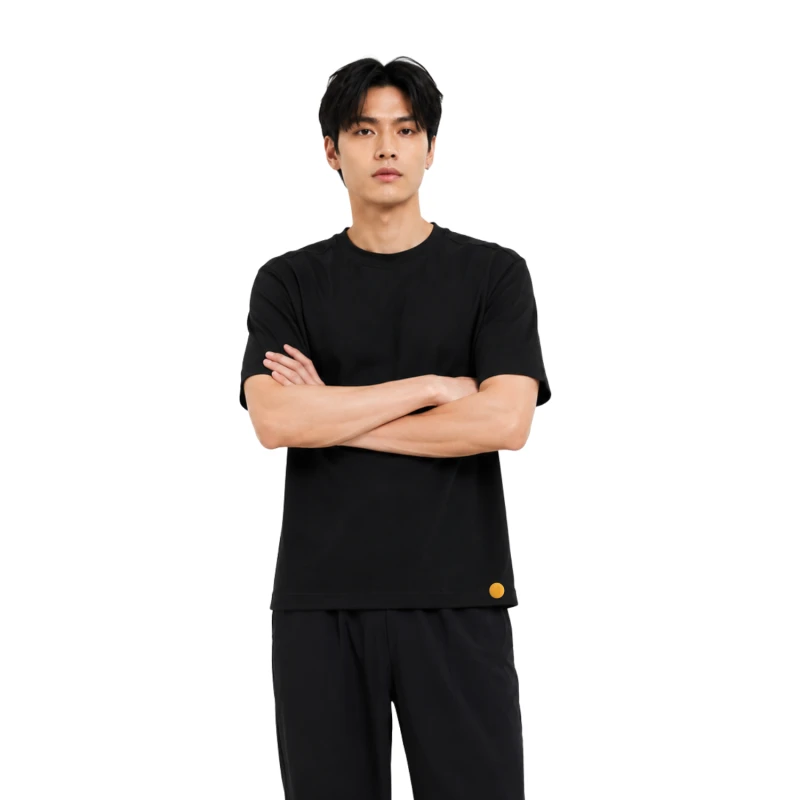 Basic T-Shirt Polycot Premium Black 9009