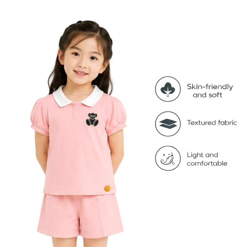 Setelan Anak Perempuan Peach No Bear 3004