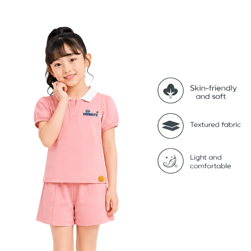 Setelan Anak Perempuan Peach Favorite 3004
