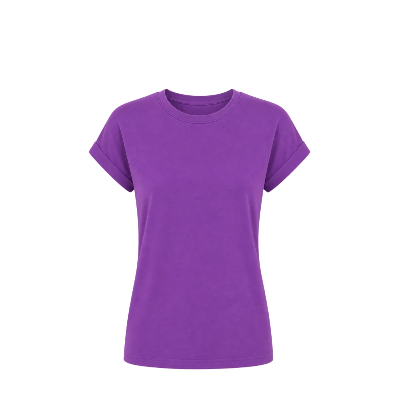 Atasan Wanita O-Neck Ungu