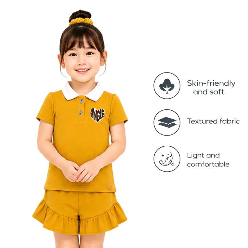 Setelan Anak Perempuan Yellow Angle 3005
