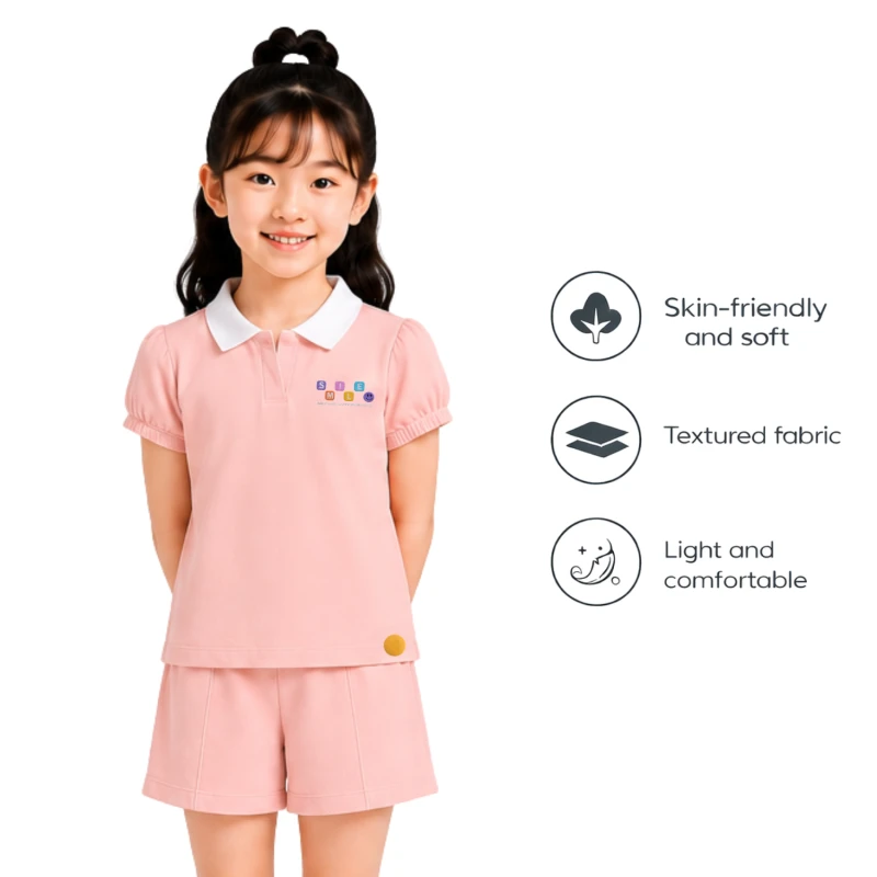 Setelan Anak Perempuan Peach Happy Everyday 3004