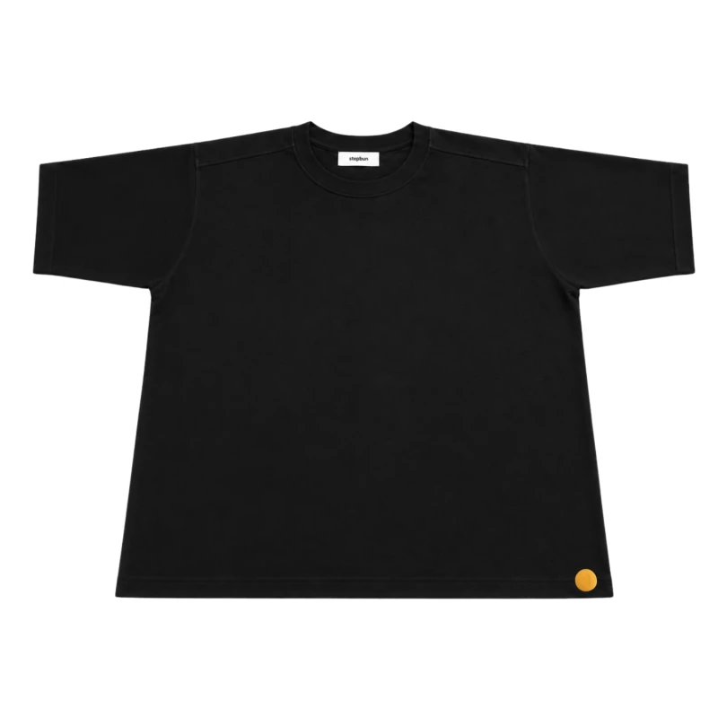 Basic T-Shirt Polycot Premium Black 9009
