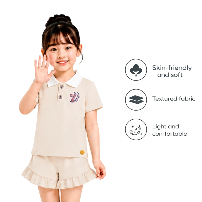 Setelan Anak Perempuan Cream Complish You 3005