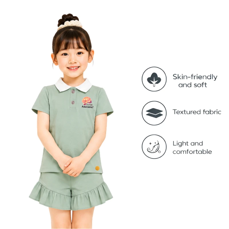Setelan Anak Perempuan Sage Cutie 3005