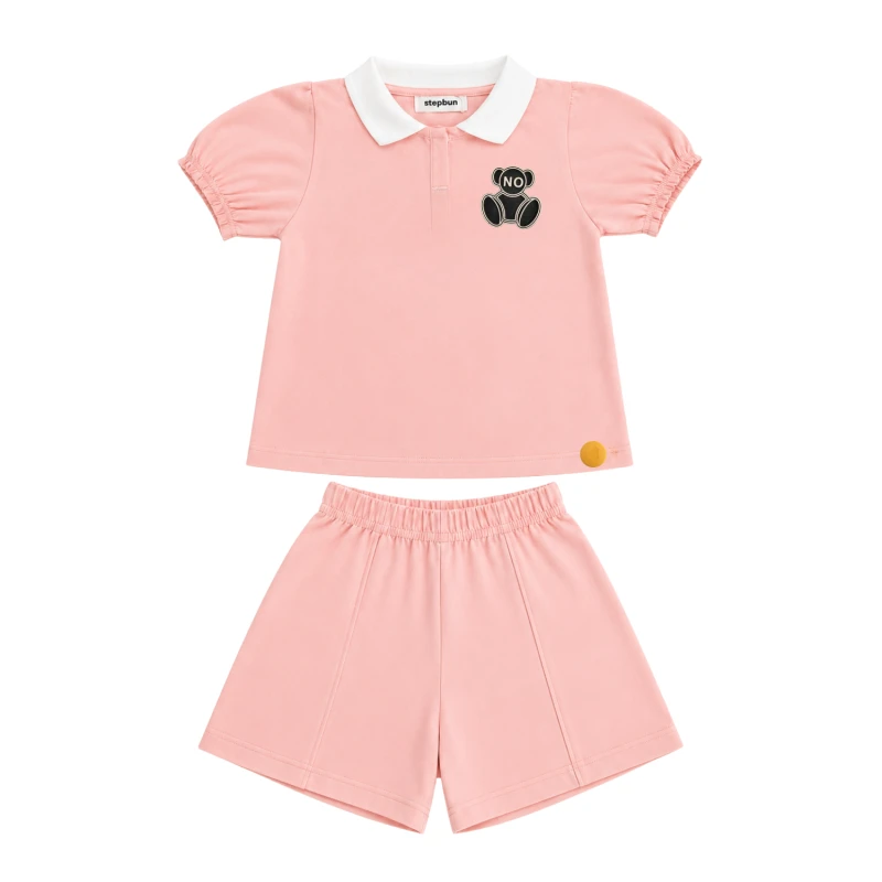 Setelan Anak Perempuan Peach No Bear 3004