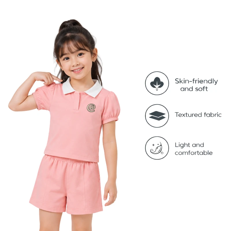 Setelan Anak Perempuan Peach @ 3004