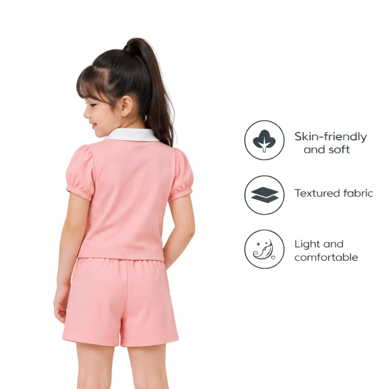 Setelan Anak Perempuan Peach @ 3004