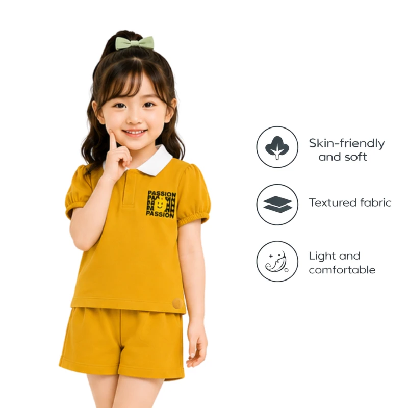 Setelan Anak Perempuan Yellow Passion 3004