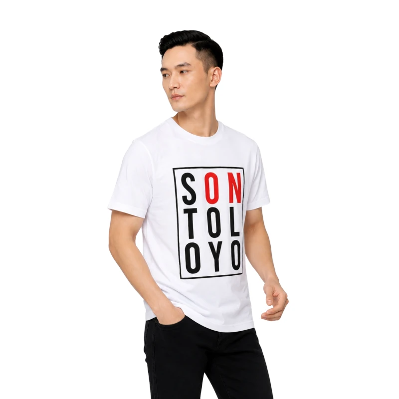 Kaos Pria Grafis Typography Casual Modern