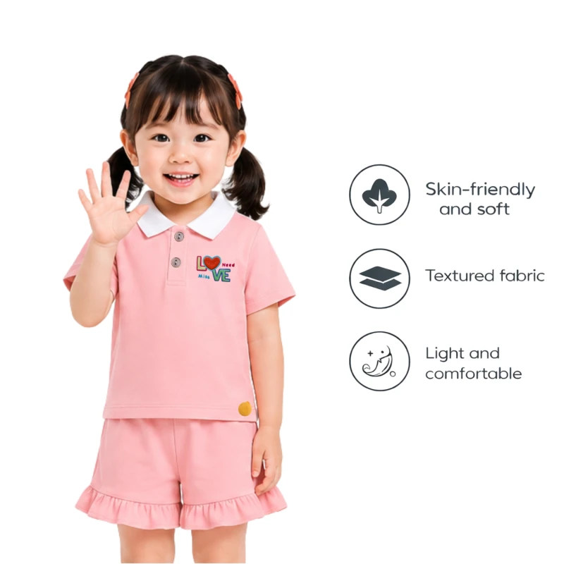 Setelan Anak Perempuan Peach Love Need 3005