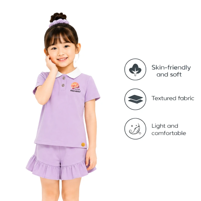 Setelan Anak Perempuan Lilac Cutie 3005
