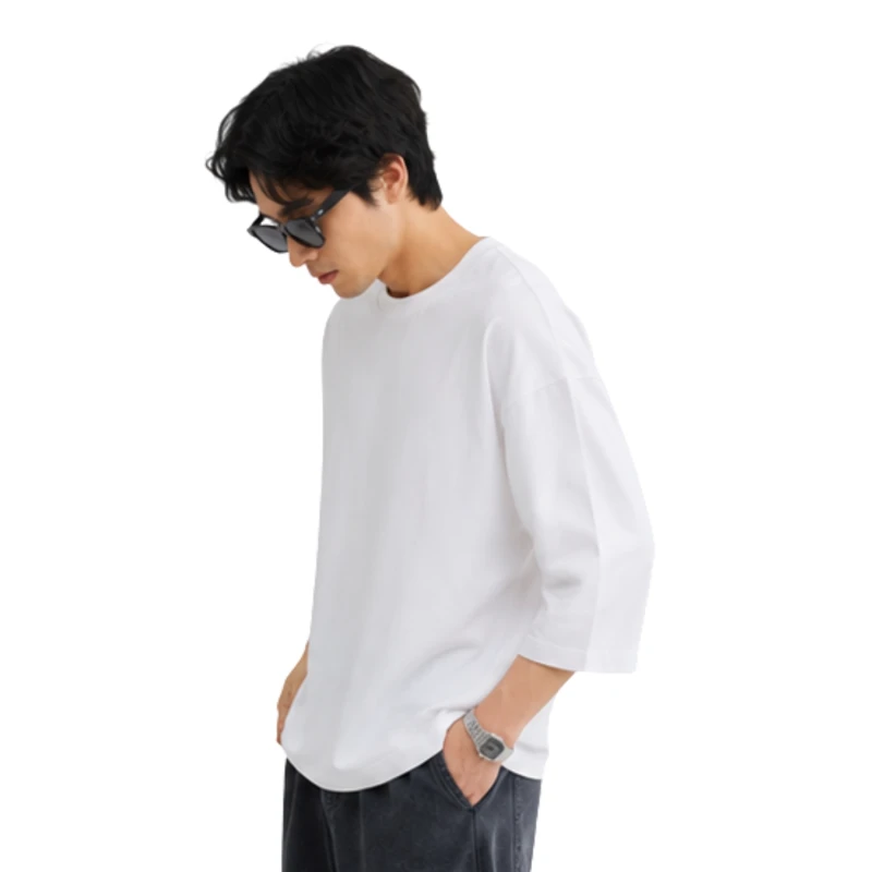 Oversized T-Shirt White Polycot Premium 9007