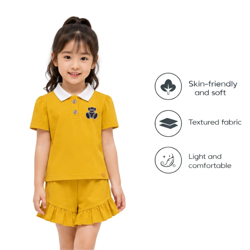 Setelan Anak Perempuan Yellow No 3005