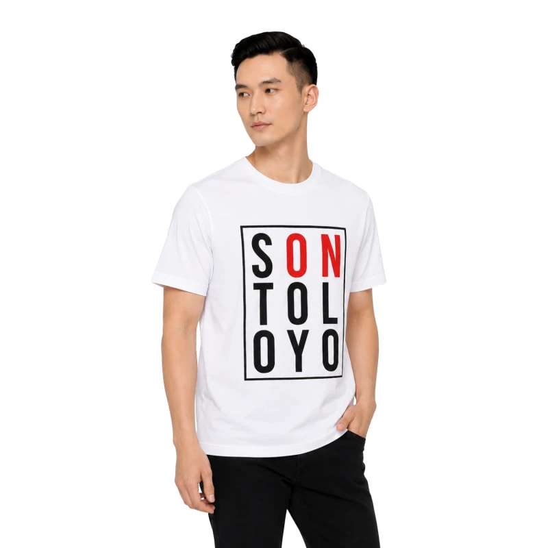 Kaos Pria Grafis Typography Casual Modern