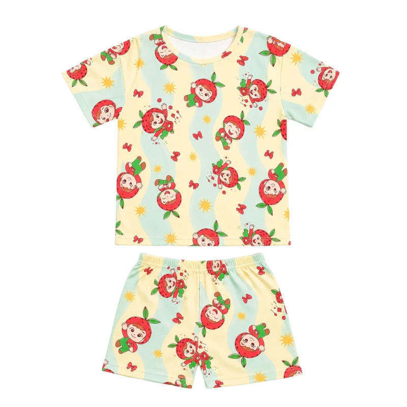 Setelan Piyama Homewear Big Size Motif Melone Green Premium