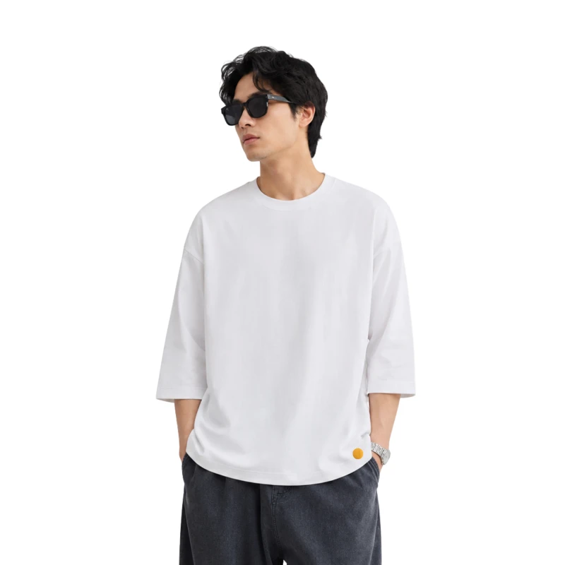 Oversized T-Shirt White Polycot Premium 9007