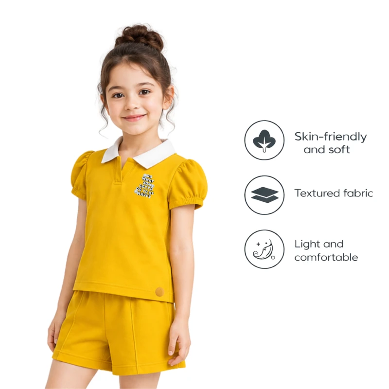 Setelan Anak Perempuan Yellow To Be Happy 3004