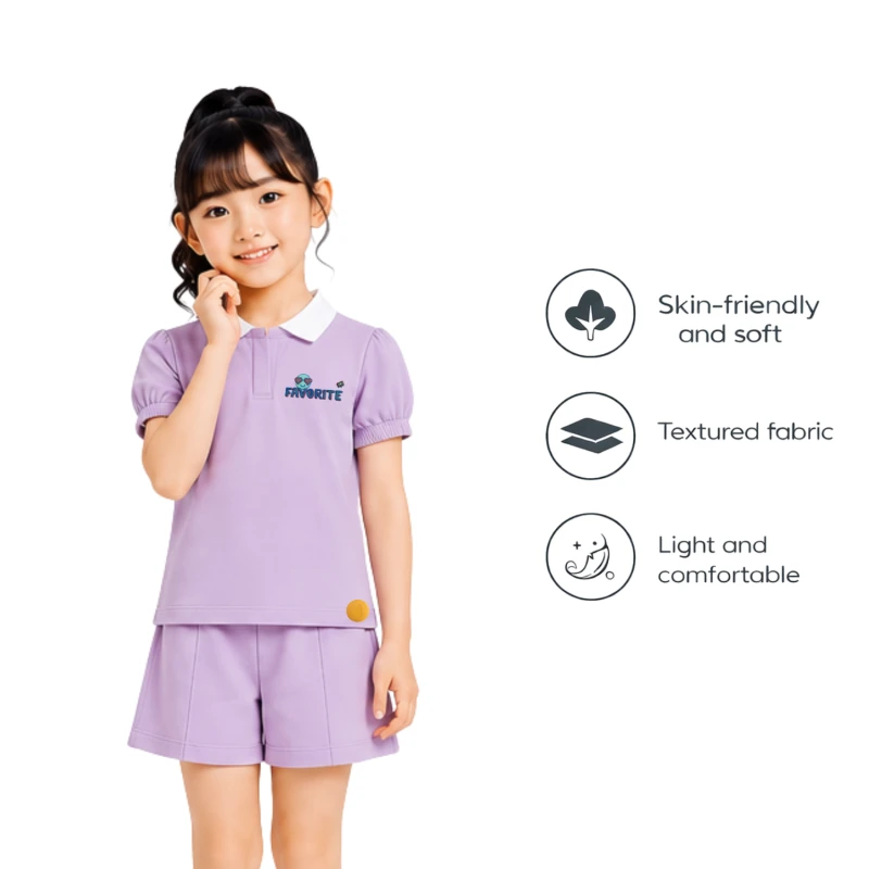 Setelan Anak Perempuan Lilac Favorite 3004