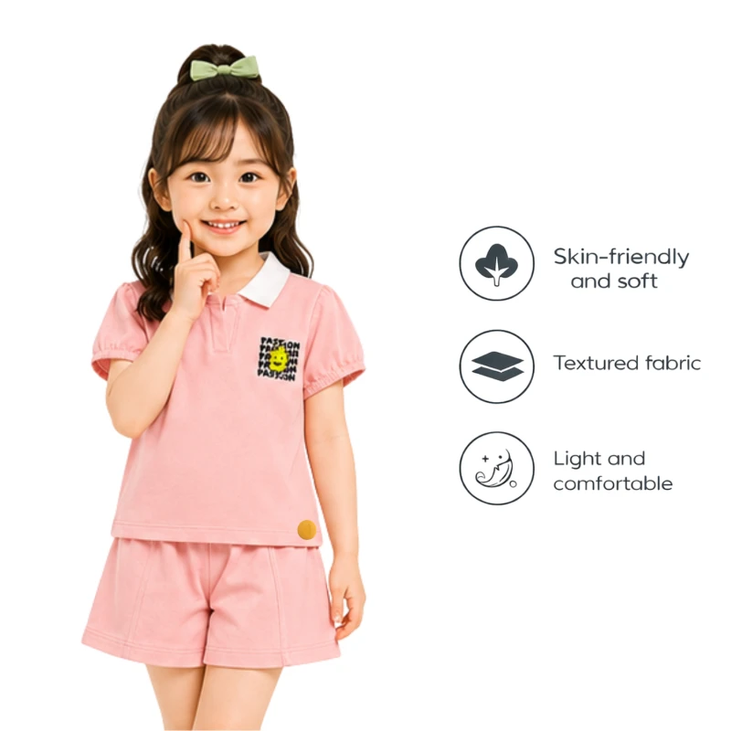 Setelan Anak Perempuan Peach Passion 3004