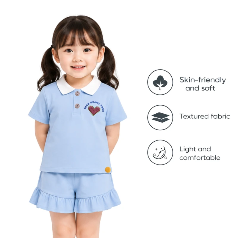 Setelan Anak Perempuan Biru Muda Your Dreams 3005