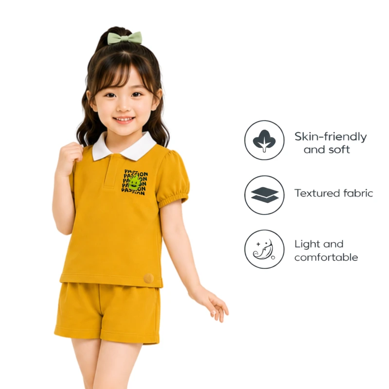 Setelan Anak Perempuan Yellow Passion 3004