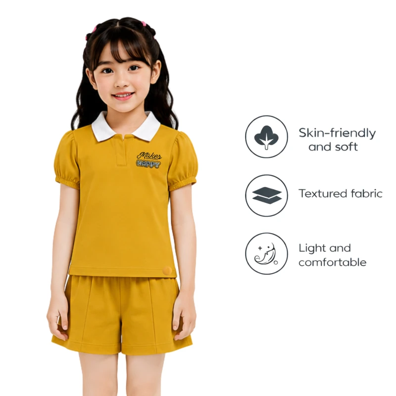 Setelan Anak Perempuan Yellow Makes Happy 3004