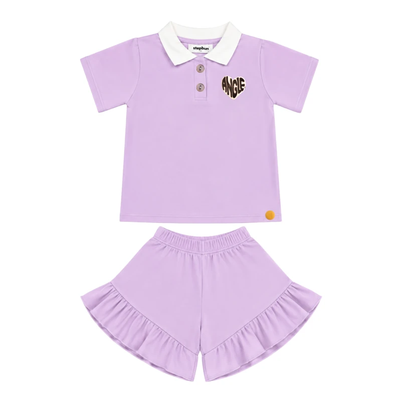 Setelan Anak Perempuan Lilac Angle 3005