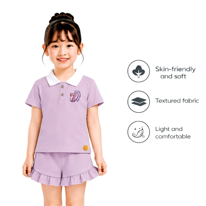 Setelan Anak Perempuan Lilac Complish You 3005