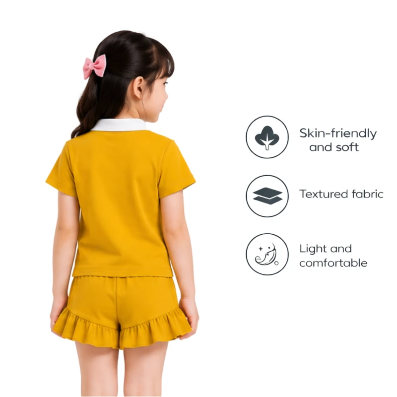 Setelan Anak Perempuan Yellow Art 3005