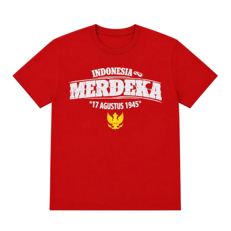 Kaos Pria 17 Agustus 1945 Casual Modern