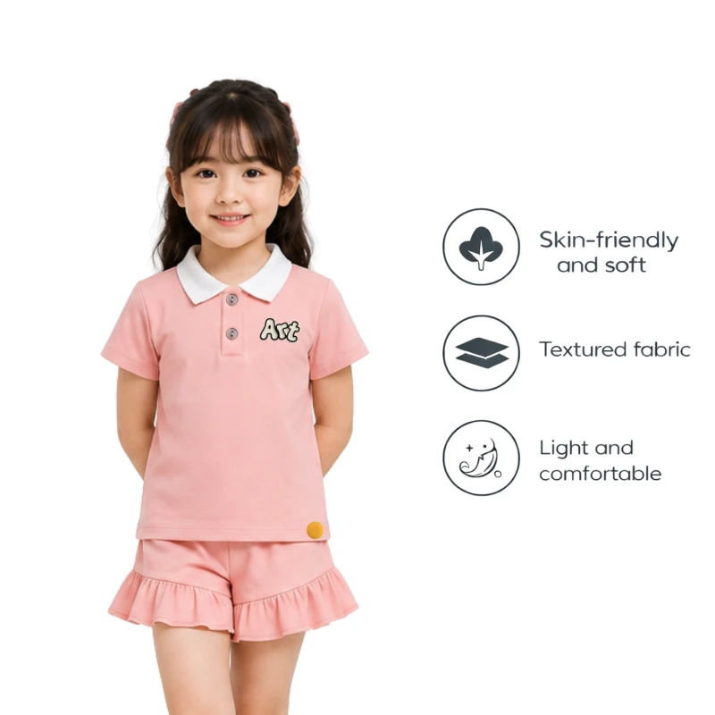 Setelan Anak Perempuan Peach Art 3005