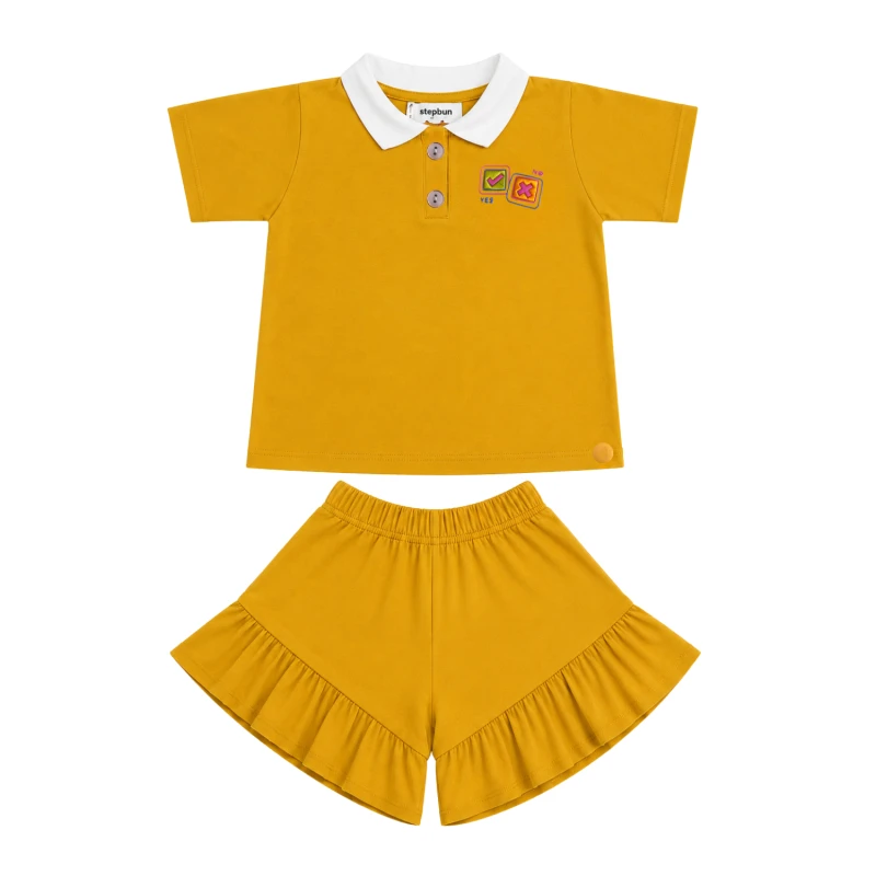 Setelan Anak Perempuan Yellow 3005