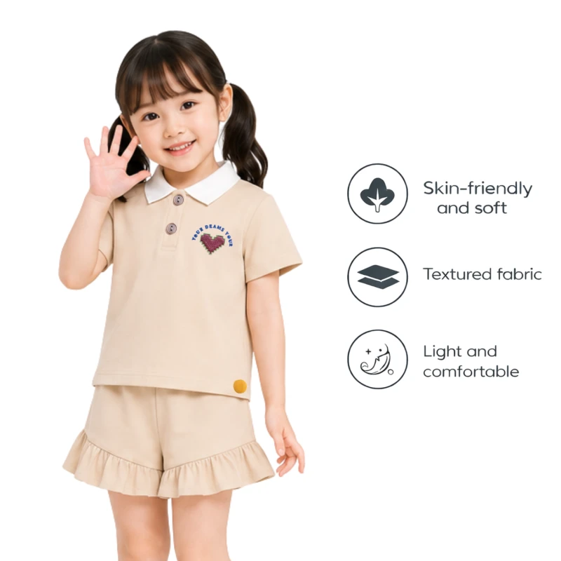Setelan Anak Perempuan Cream Your Dreams 3005