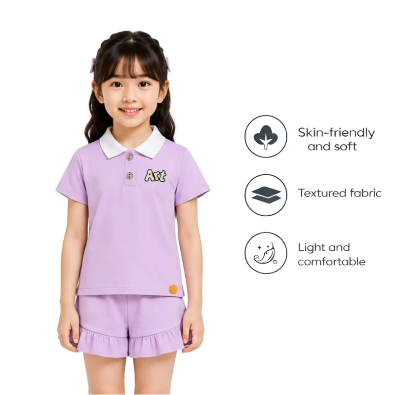 Setelan Anak Perempuan Lilac Art 3005