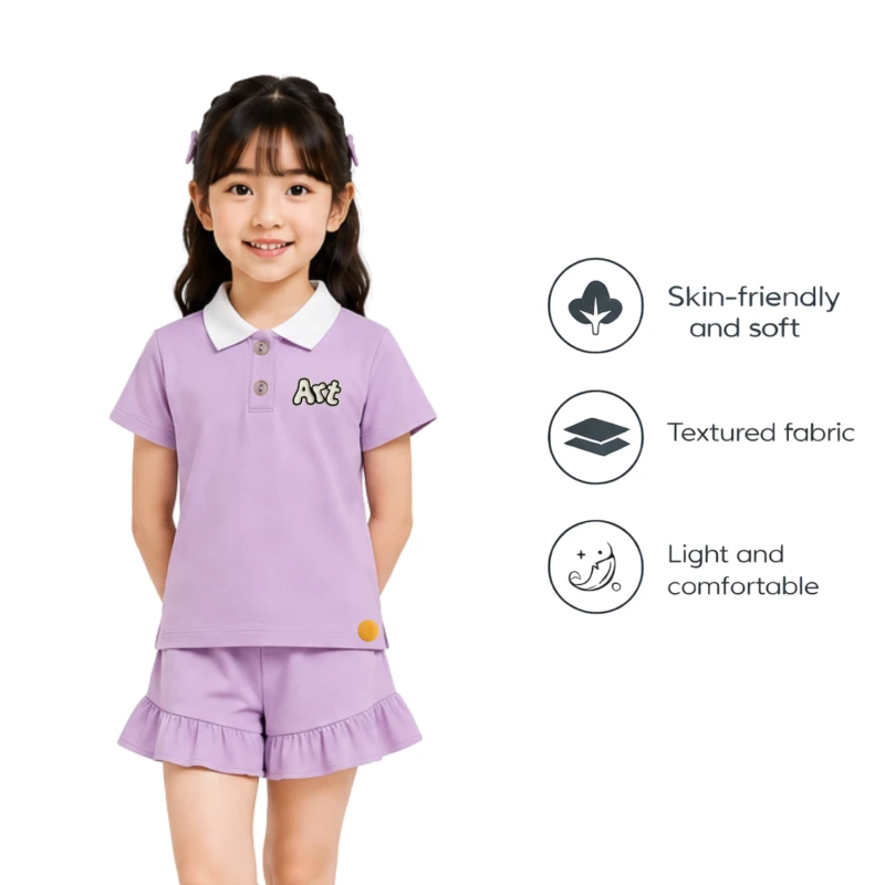 Setelan Anak Perempuan Lilac Art 3005