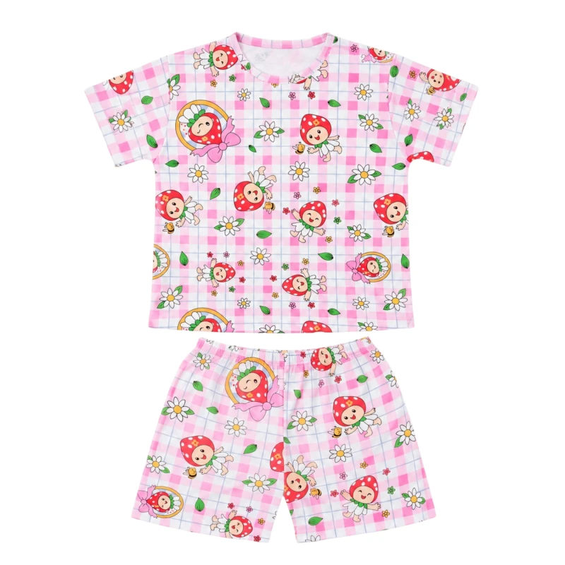 Setelan Piyama Homewear Big Size Motif Sobielala Pink Premium