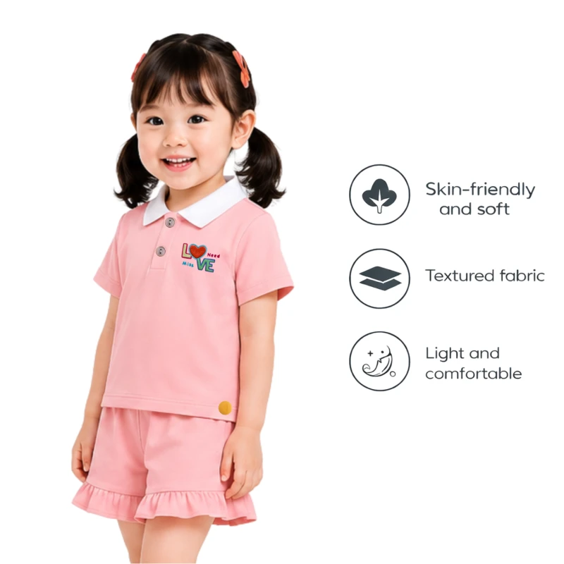 Setelan Anak Perempuan Peach Love Need 3005