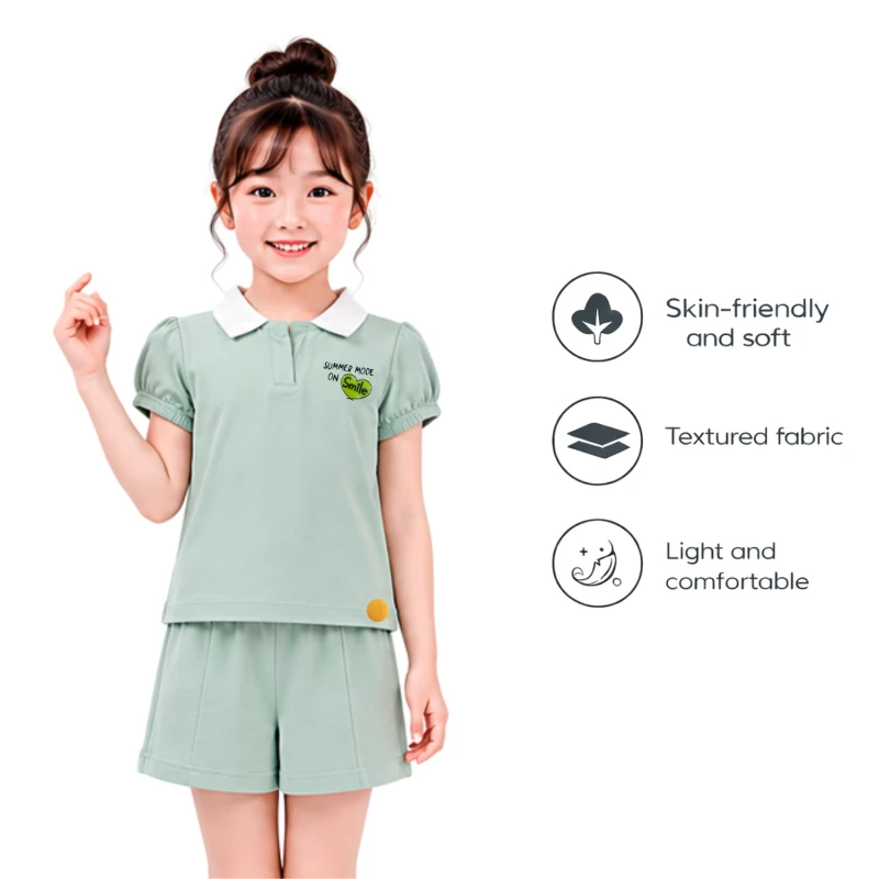Setelan Anak Perempuan Sage Summer Mode 3004