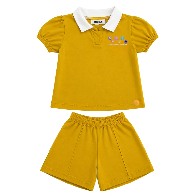 Setelan Anak Perempuan Yellow Happy Everyday 3004