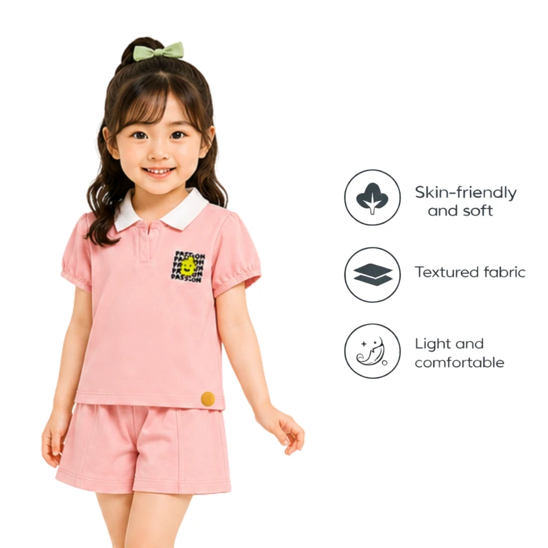 Setelan Anak Perempuan Peach Passion 3004