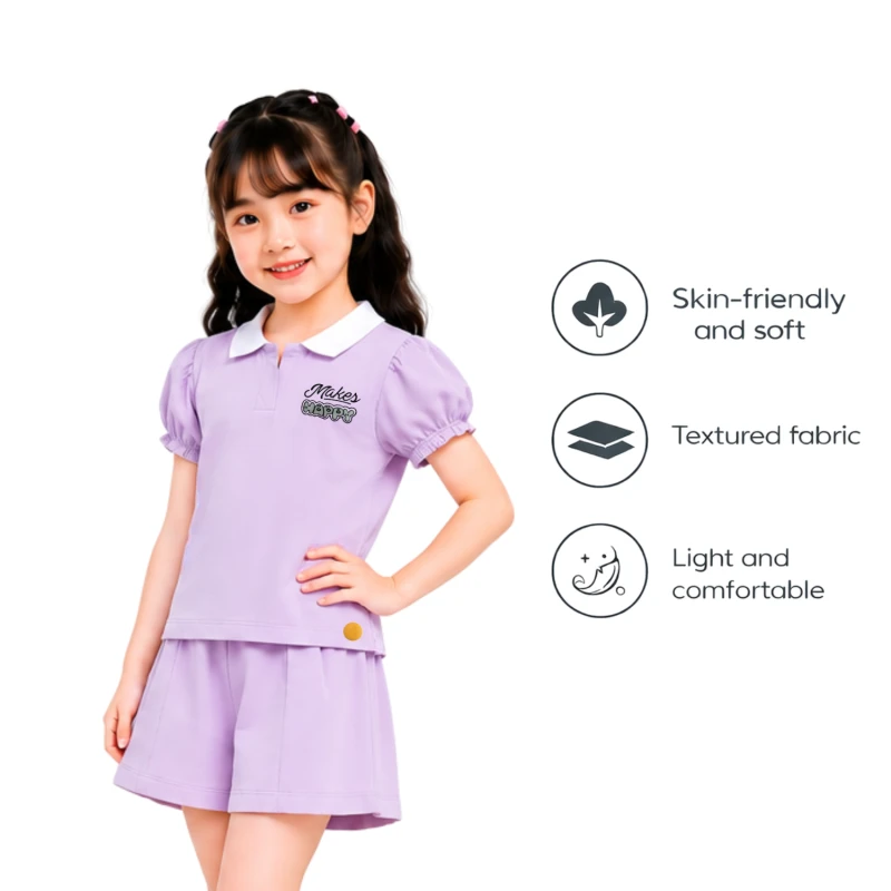 Setelan Anak Perempuan Lilac Makes Happy 3004