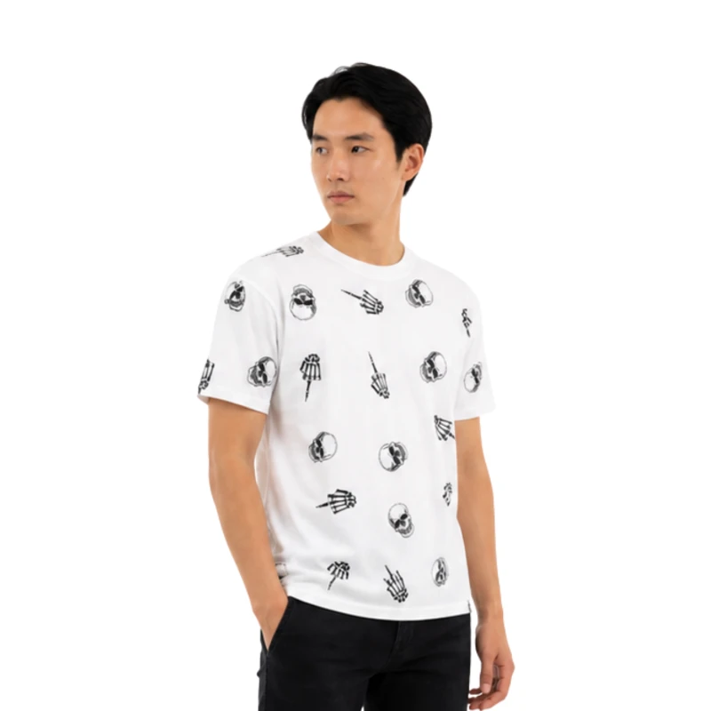 Kaos Pria Graphic Skull Casual Style
