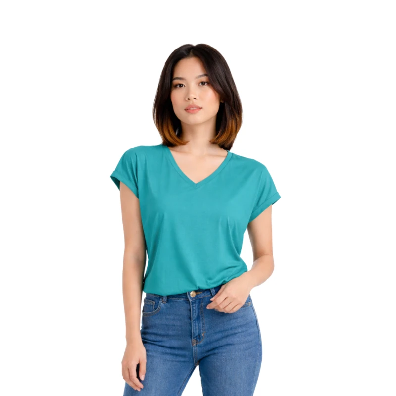 Atasan Wanita V-Neck Tosca