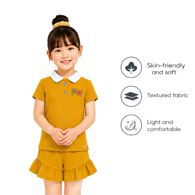 Setelan Anak Perempuan Yellow 3005