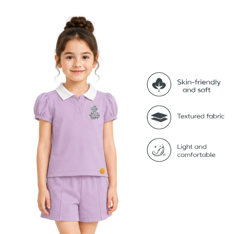 Setelan Anak Perempuan Lilac To Be Happy 3004